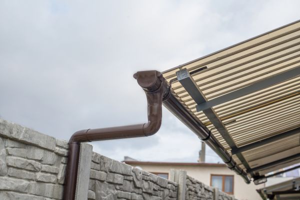 Plastic Downspout Installation in Milford